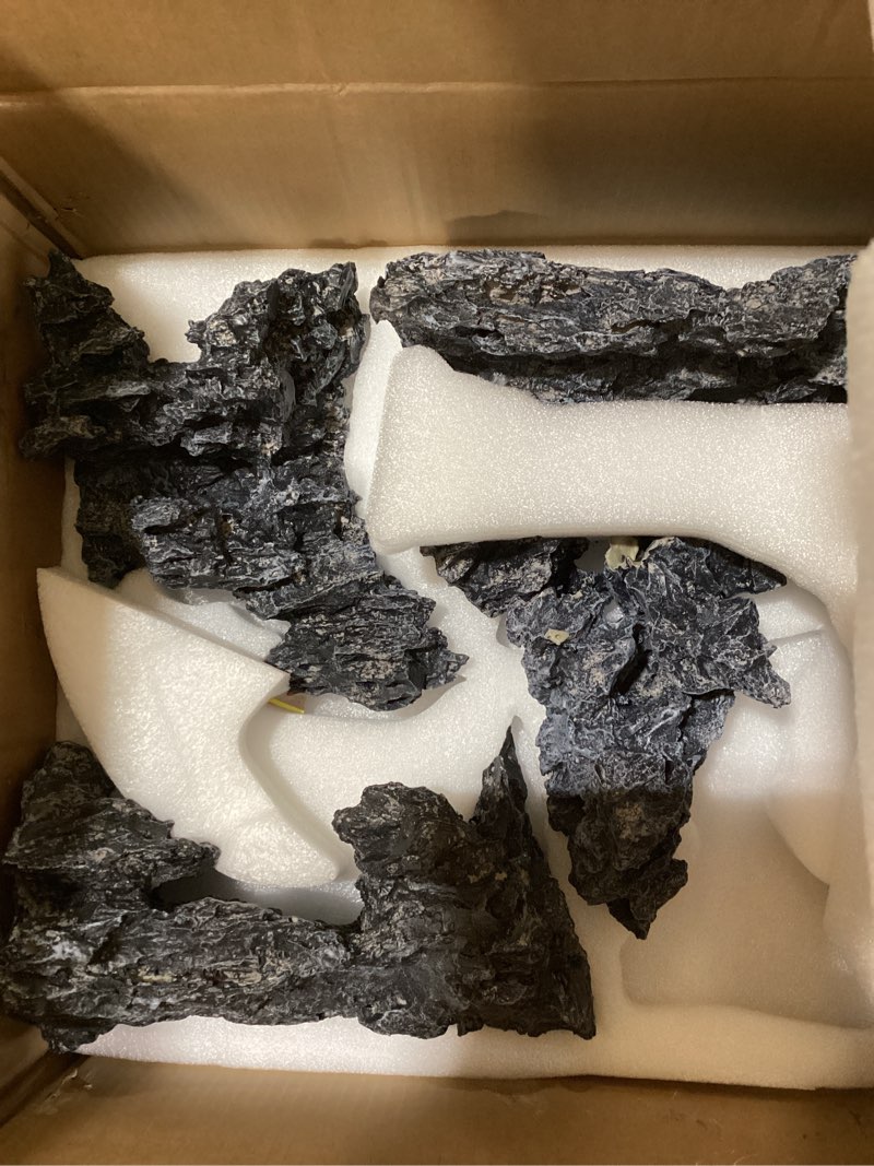 Condition photo showing Good Condition for allcolor fish tank decor rocks.aquarium decoration model.easy superior aquascape. (twilight)