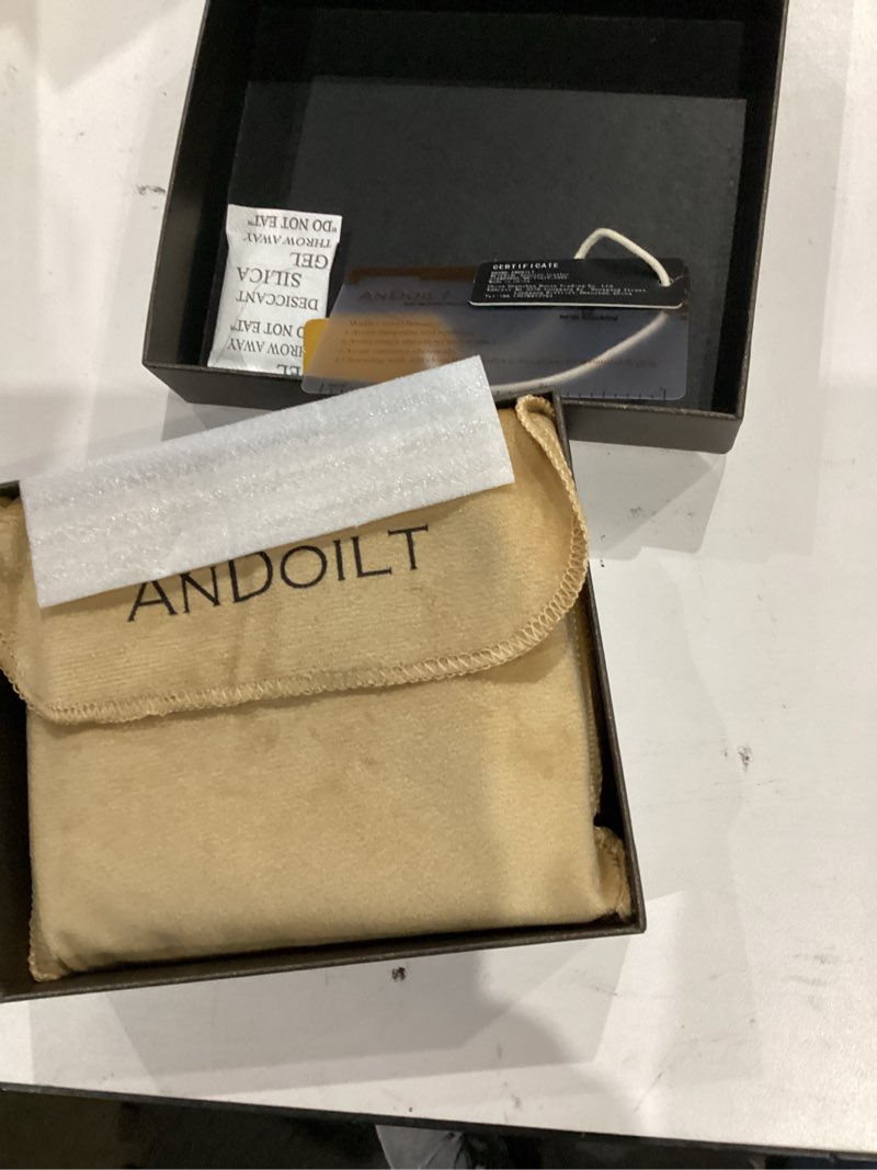 Condition photo showing New/Like New for ANDOILT Wallets for Women Genuine Leather Small Bifold Wallet RFID Blocking Card Case Purse with ID Window Coin Pocket | Small, RFID Blocking, Card Case, Purse, with ID Window, Coin Pocket Y7 Yellow