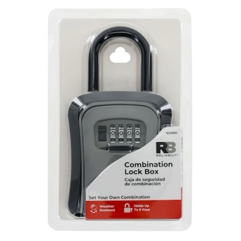 reliabilt door knob combination lock box
