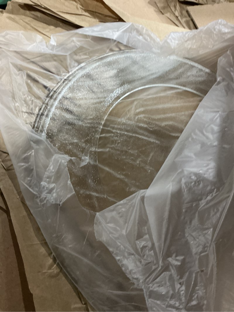 Condition photo showing Good Condition for 15.5" microwave plate for ge microwave glass plate replacement wb49x690 wb49x10031 compatible with kenmore 15 1/2 inch mcirowave plate 15.5" flat bottom