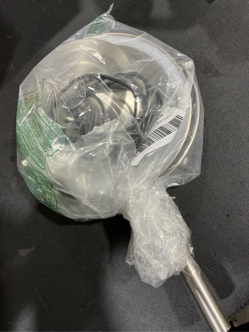 Condition photo showing As Is for vpu Makeup Mirror with Lights, 1X/30X Lighted Magnifying Mirror Height Adjustable, 3000mAh Rechargeable Double Sided Vanity Mirrors with 3 LED Lighting and Adjustable Brightness for Desk Women Gift Brushed Nickel