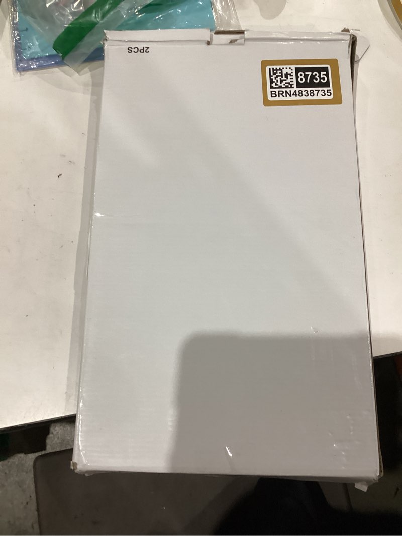 Condition photo showing As Is for Bag & Purse Organizer for Closet, 2 Pack Adjustable Shelf Divider for Closet - White Handbag Shelf Dividers Acrylic Handbag Separators Storage Organizer for Closets Bookshelf (10 Layers) 10 Pack-white