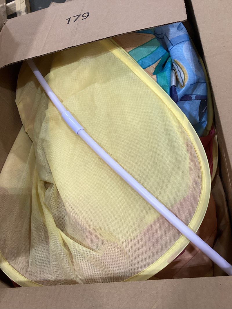 Condition photo showing Good Condition for Pop N Fun Bluey Pop-Up Tent, Multicolor Easy Storage Pop Up Play Tent with Roll-Up Door & Peep Window, Indoor/Outdoor Toddler Playhouse for Ages 2+