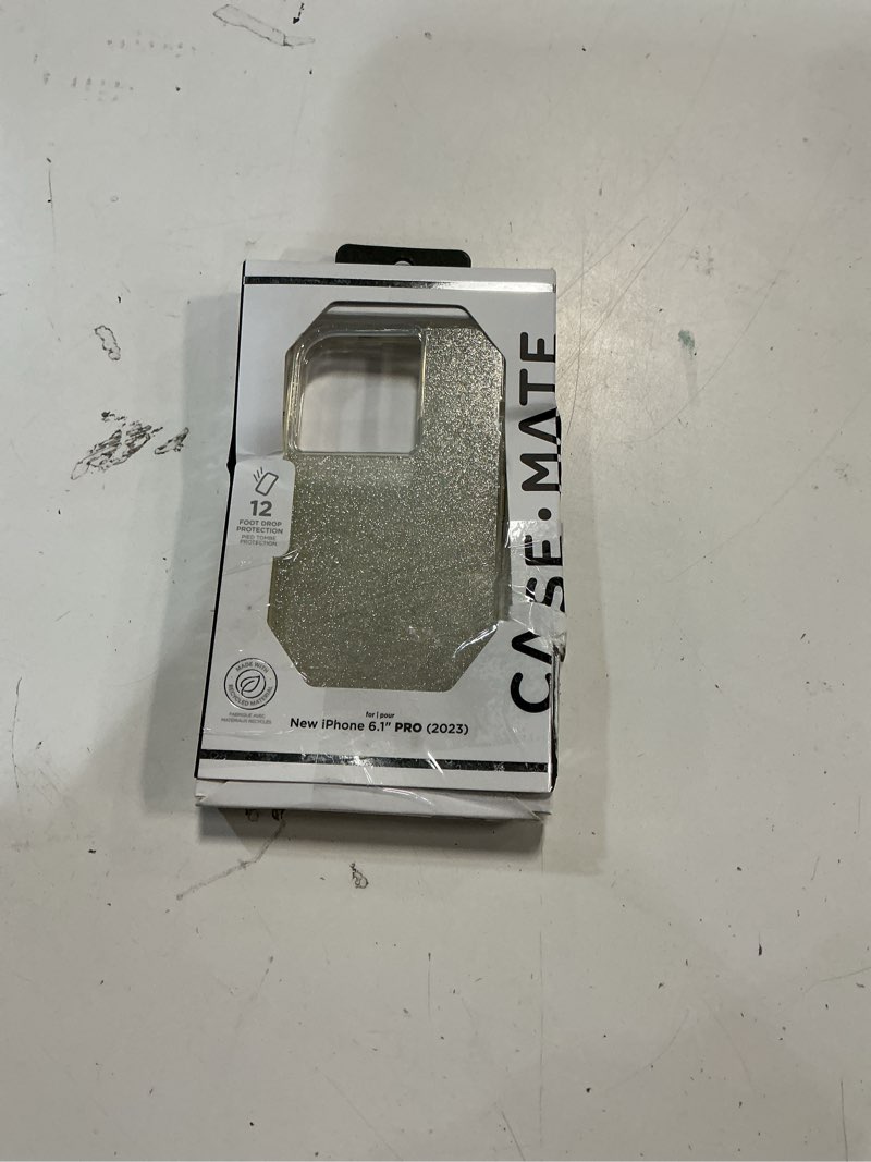 Condition photo showing New/Like New for Case-Mate Apple iPhone 15 Pro Case [Wireless Charging Compatible] - 12ft Drop Protection - Sheer Crystal Champagne Gold