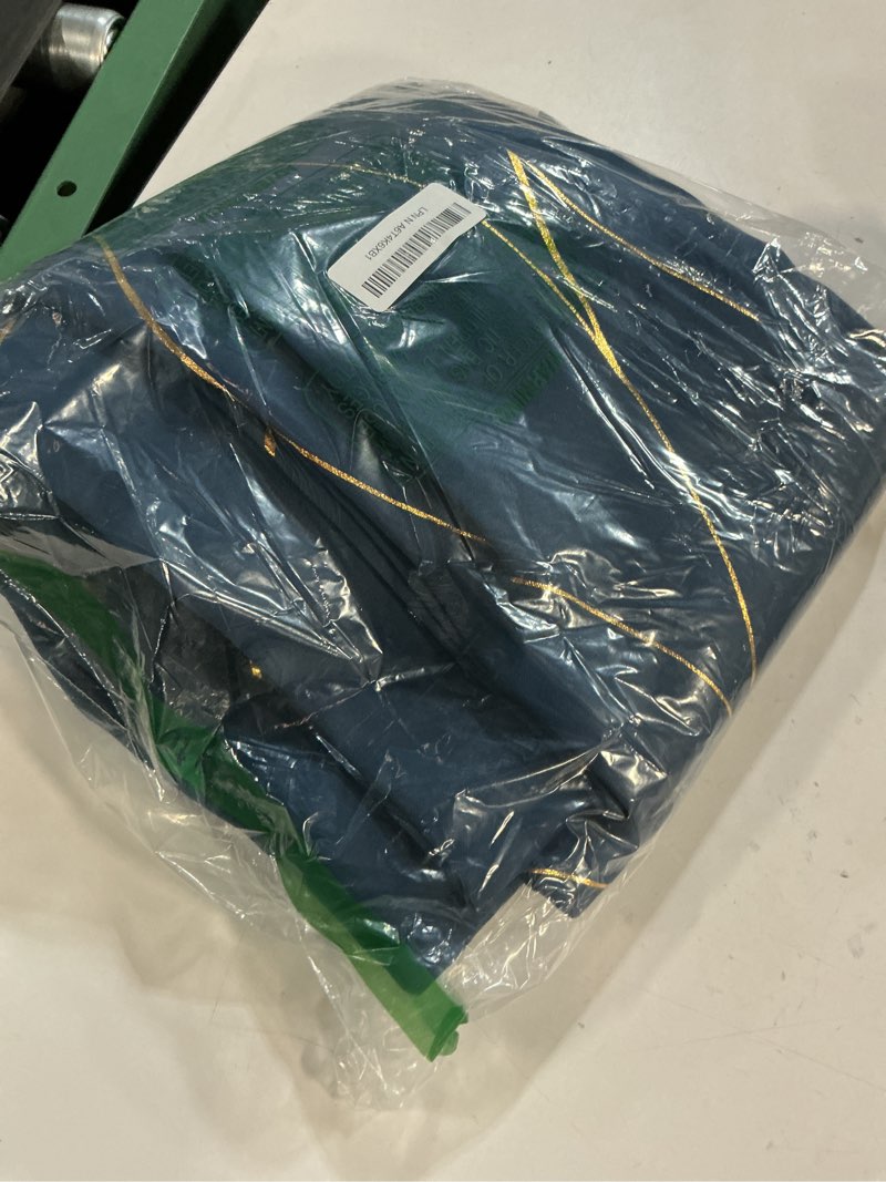 Condition photo showing Good Condition for Deconovo Silver or Gold Wave Print Blackout Curtains - Thermal Insulated & Noise?Reducing Grommet Drapes for Bedroom & Living Room?Navy Blue/Line?42W x 84L?2 Panels Navy Blue Gold lines 42"W x 84"L (Pack of 2)