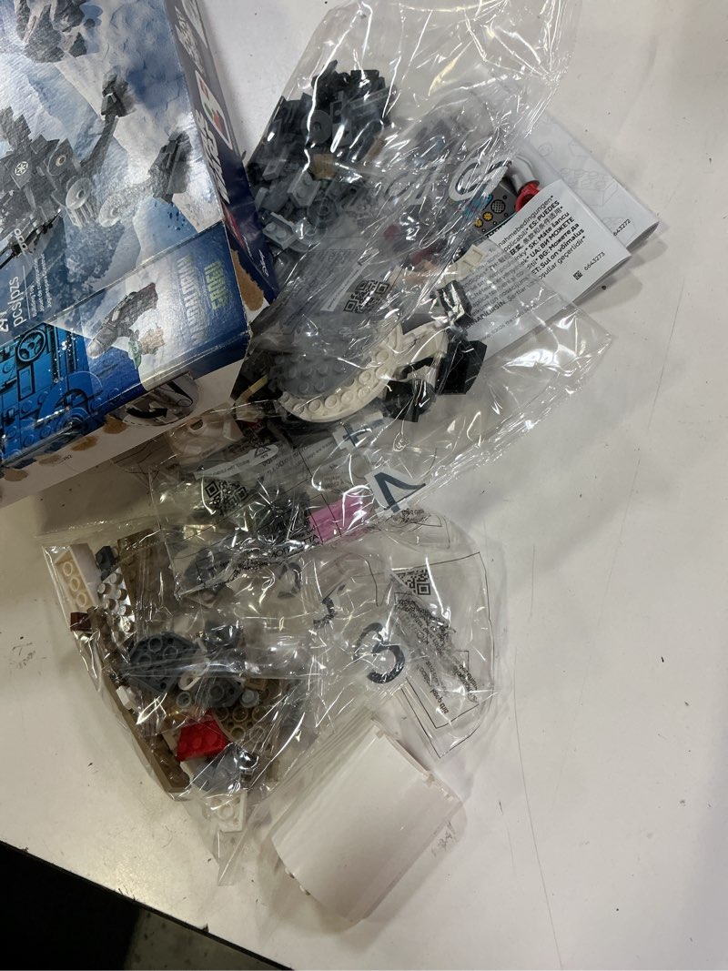 Condition photo showing As Is for lego star wars at-rt attack - building toy for boys & girls, ages 7+ - with the mandalorian & grogu 