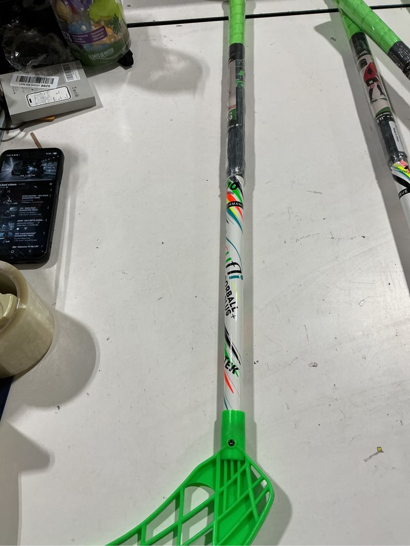 Condition photo showing As Is for accufli floorball stick and kit a70 junior left
