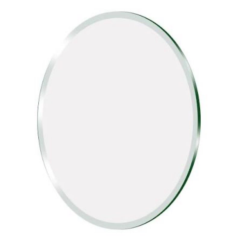szg 18\" inch round glass table top 1/4\" thick tempered flat polished (18 in)