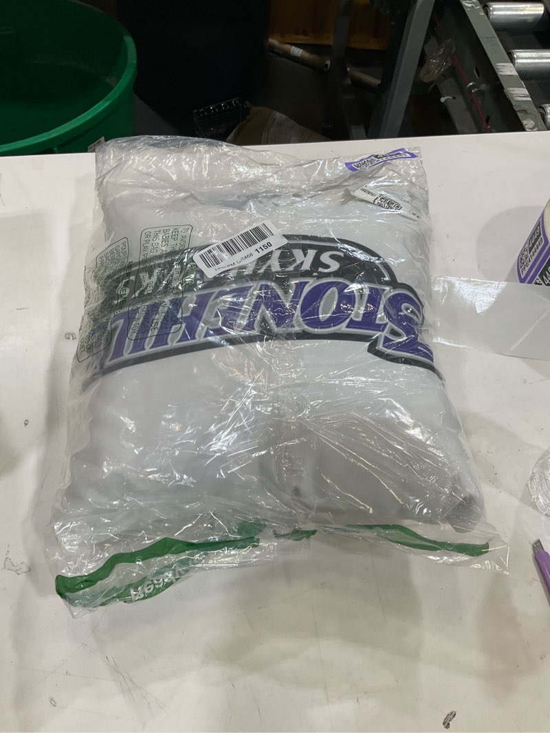 Condition photo showing New/Like New for stonehill college skyhawks text logo throw pillow 16x16