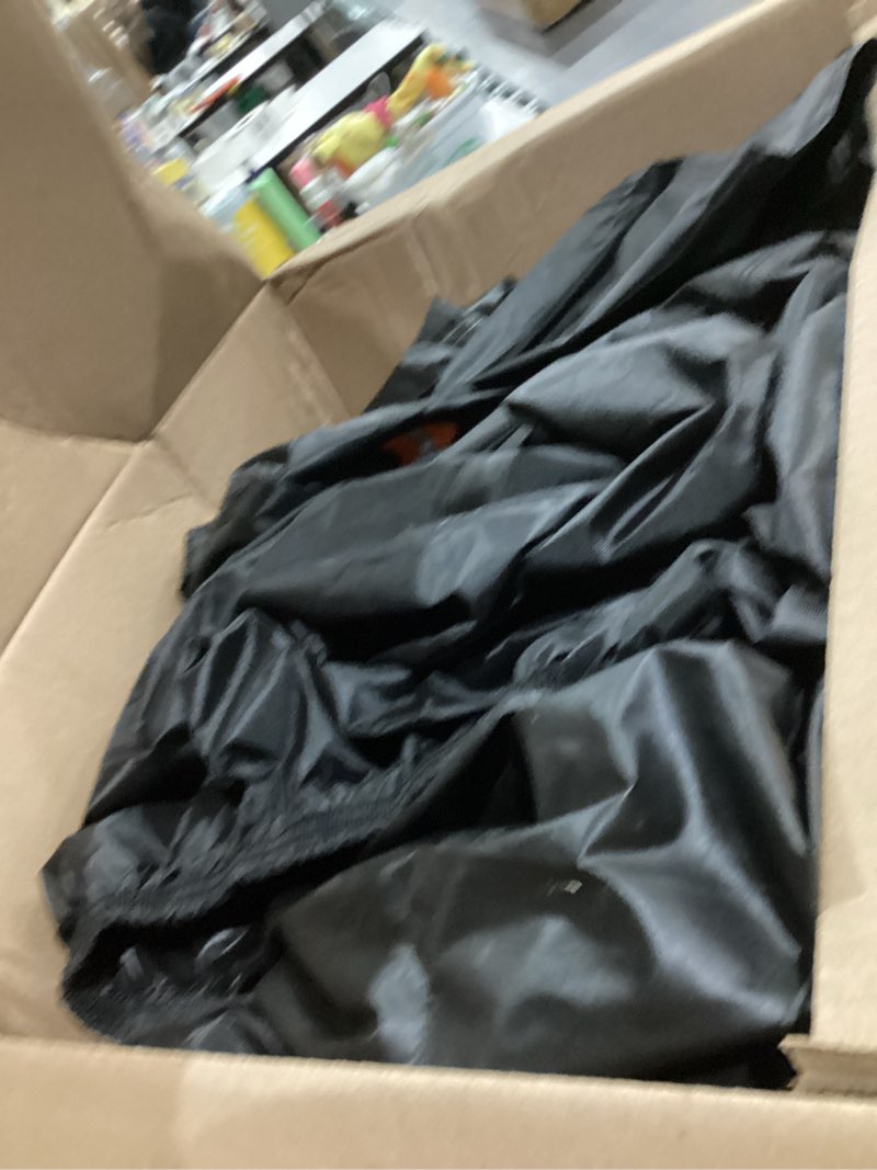 Condition photo showing As Is for 600d waterproof car cover custom fit for jeep wrangler 2 door (1987-2025) jl jk tj yj cj, outdoor car cover waterproof all weather for automobiles sun rain snow protection with door zipper custom fit jeep wrangler 2 door