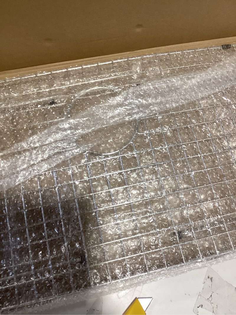 Sink Bottom Grid 27-9/16" x 14-9/16", Rear Drain with Corner Radius 3/16", Kitchen Sink Protector fo