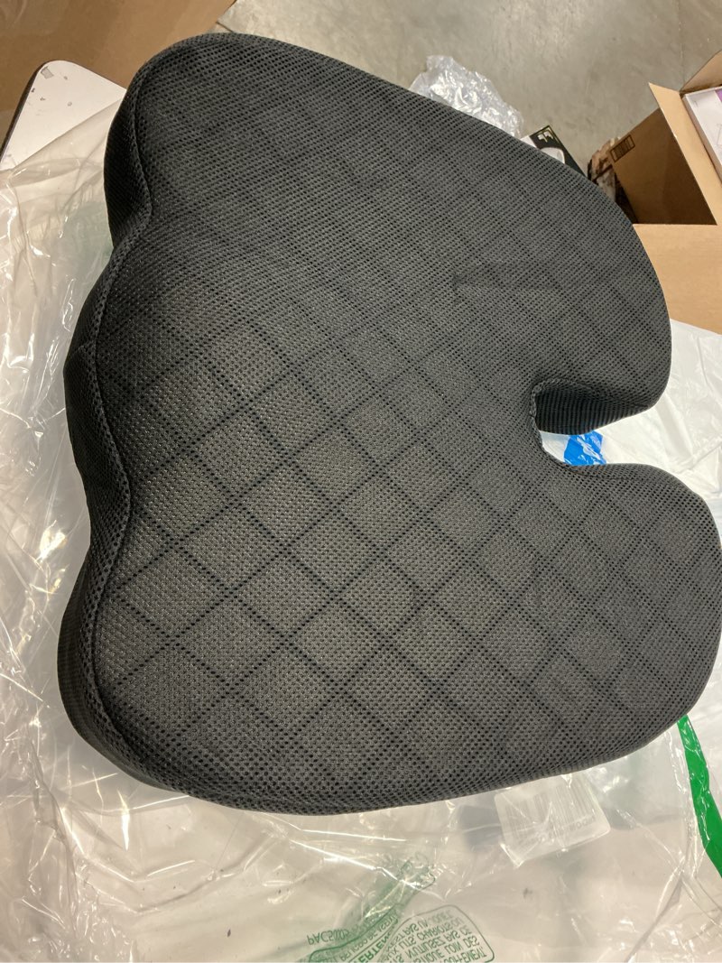 Condition photo showing Good Condition for auvon ergonomic donut pillow seat cushion for hemorrhoid & tailbone pain relief, thick memory foam chair cushion with firm support for coccyx, sciatica, pressure sores, pregnancy, postpartum recovery