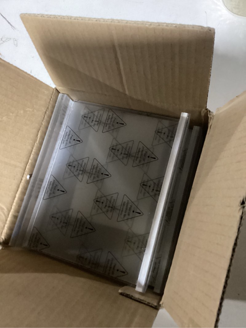 Condition photo showing Good Condition for Acrylic Sign Holder 7x5,6 Pack Clear Sign Holder Double Sided Table Menu Horizontal Desktop Display Stand Paper Flyer Holder Tabletop Sign Holder Suitable for Restaurants, Office, Store, Hotels Horizontal 6 Pack 7x5