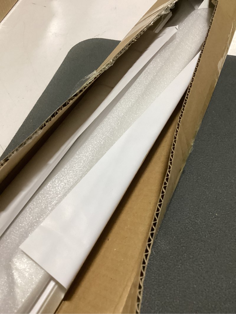 Condition photo showing Good Condition for colingmill 1 set peel and stick door moulding trim kit premade wall moulding panels flexible self adhesive 3d wainscoting panels for mirror window frame decor (16"x20") top 16"x20" and bottom 16"x20" 1