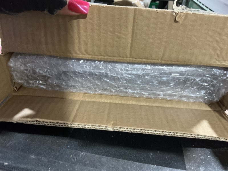 Condition photo showing Good Condition for Acrylic Display Case for Collectibles, Clear Storage Bin with 3 Adjustable Layers and 1 Removable Divider, Stackable Clear Storage Box with Magnetic Door for Figures, Home or Office,Large L-1Pack