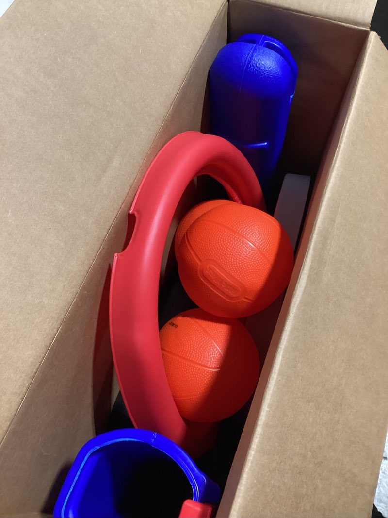 Condition photo showing Good Condition for Little Tikes Easy Score Basketball Set, Blue, 3 Balls - Amazon Exclusive, 23.75 x 22 x 61 inches Standard