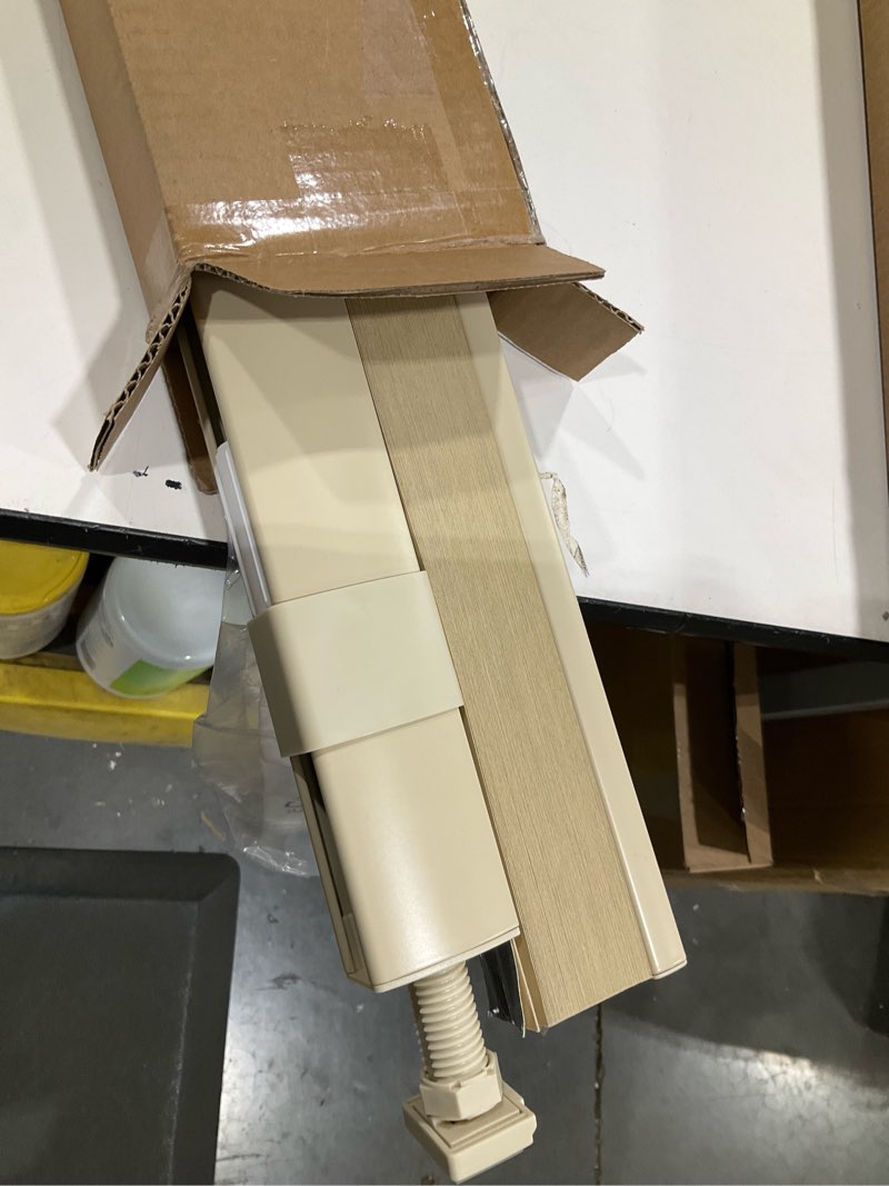 Condition photo showing Good Condition for LazBlinds No Tools No Drill Cordless Cellular Shades, Blackout Light Blocking Honeycomb Shades for Home, Thermal Insulation Blinds for Windows, 27" W x 48" H, Beige Blackout-beige 27" W x 48" H