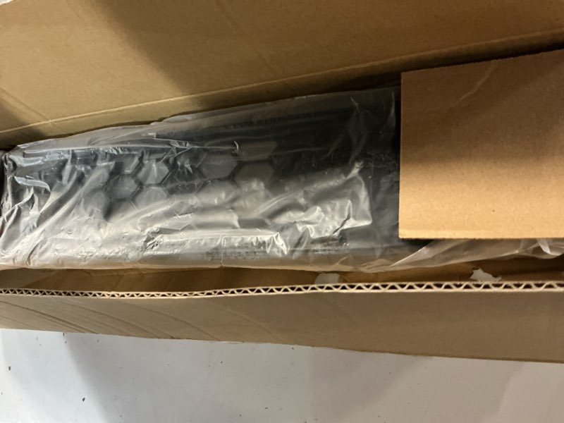 Condition photo showing Good Condition for front grille mesh inserts for 2026 tesla model y premium rwd/awd with front bumper camera, 2-pack lower air inlet grill screen bug guard, abs frame stainless steel mesh, black