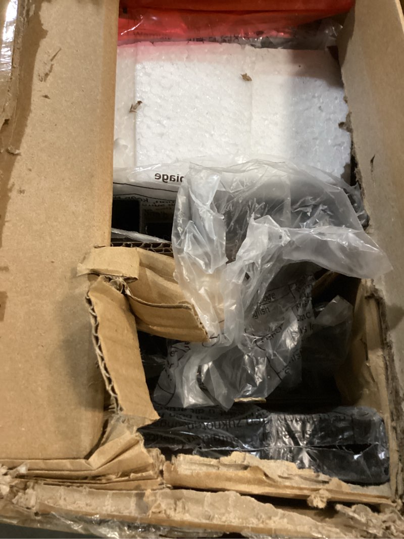 Condition photo showing As Is for ITIMIDI 14 Inch Queen Bed Frame, Heavy Duty Metal Platform Bed Frame Queen Size, Safety Design with Rounded Corner Legs and DIY Headboard, High Load-Bearing, Noise Free, No Box Spring Needed, Black Queen 14 Inch