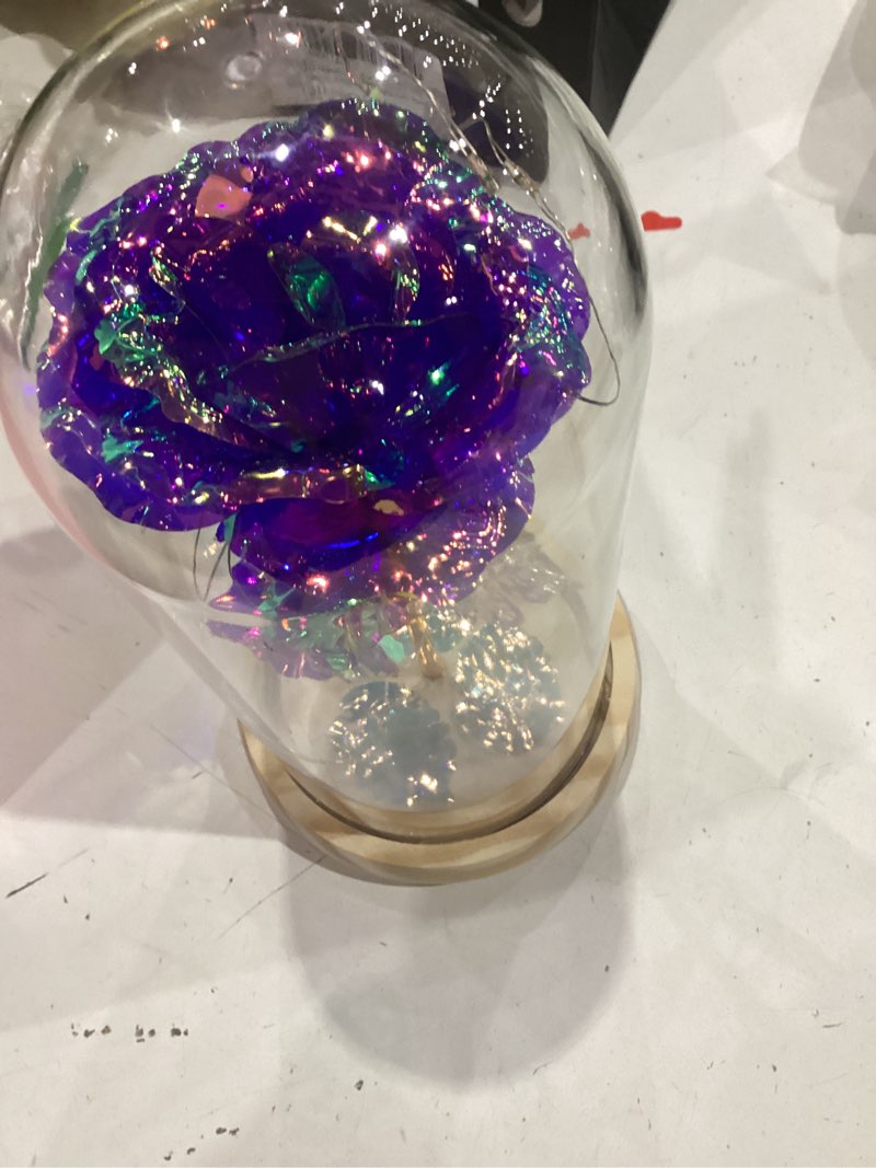 Condition photo showing Good Condition for qunpon mothers day rose gifts for mom flowers rose gifts for women,birthday gifts for women,purple butterfly flowers for mother day flower gifts from daughter son,gift for mom,sister,her,grandma,wife 1-purple butterfly flower gifts for women mom