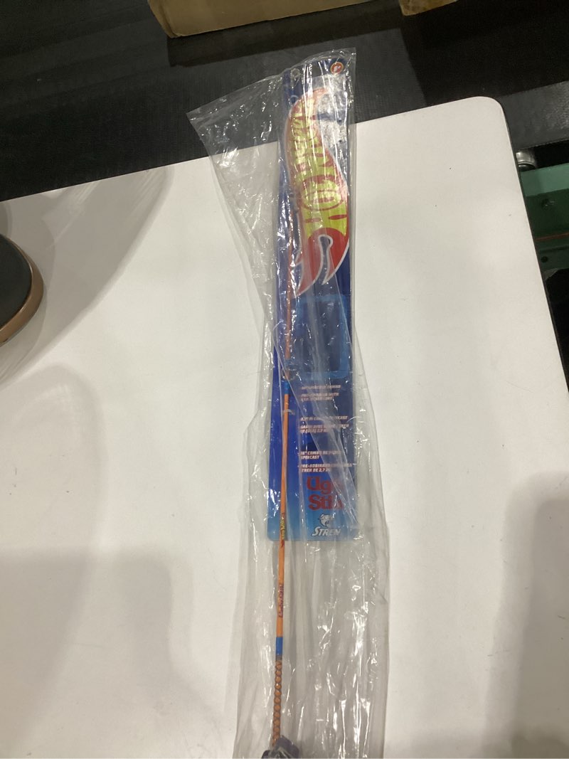 Condition photo showing As Is for ugly stik® mattel hot wheels 3' spincast combo - kids fishing combo, comfortable eva handle for small hands, multi-stop anti-reverse, pre-spooled with 4lb line