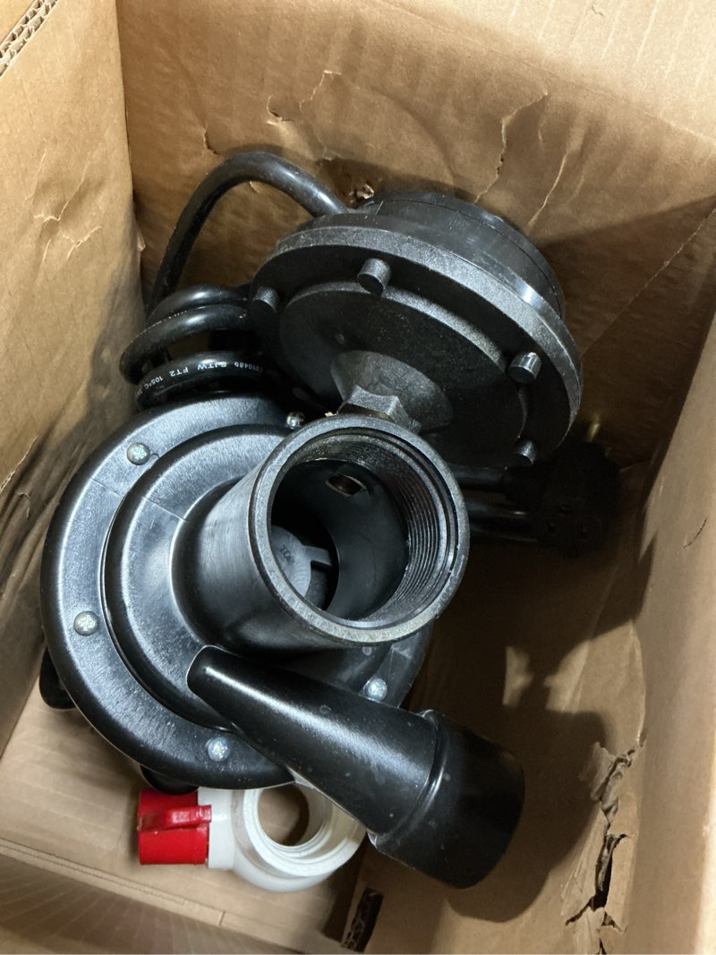 Condition photo showing Good Condition for Automatic Utility Sink Pump Directly Installed Under the Sink, Gravity Free Drainage Laundry Pump 115V Heavy Duty Thermoplastic with Drainage Filter Screen & Check Valve and Ball Valve