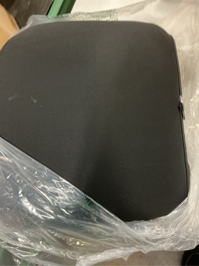 Condition photo showing Good Condition for seat cushion for office chair and car, l-shaped ergonomic car seat cushions, memory foam chair cushion, lumbar support pillow for wheelchair, car, home, office, desk, black