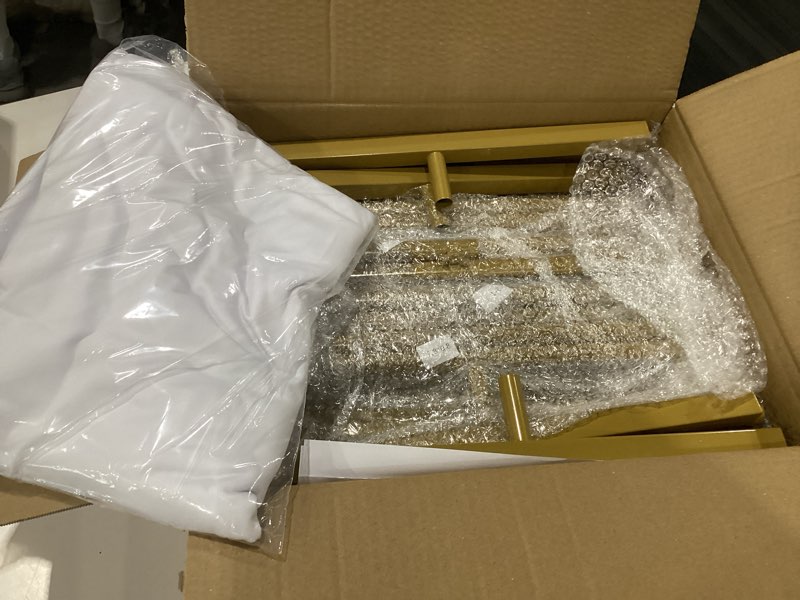 Condition photo showing Good Condition for vincidern wedding arch backdrop stand and cover set 6, 6.6ft/5.9ft/4.9ft, 3 gold metal arch stands with 3 white spandex arch covers for party, birthday, baby showers, graduation backdrop decorations gold 6.6ft, 5.9ft, 4.9ft arch with cover