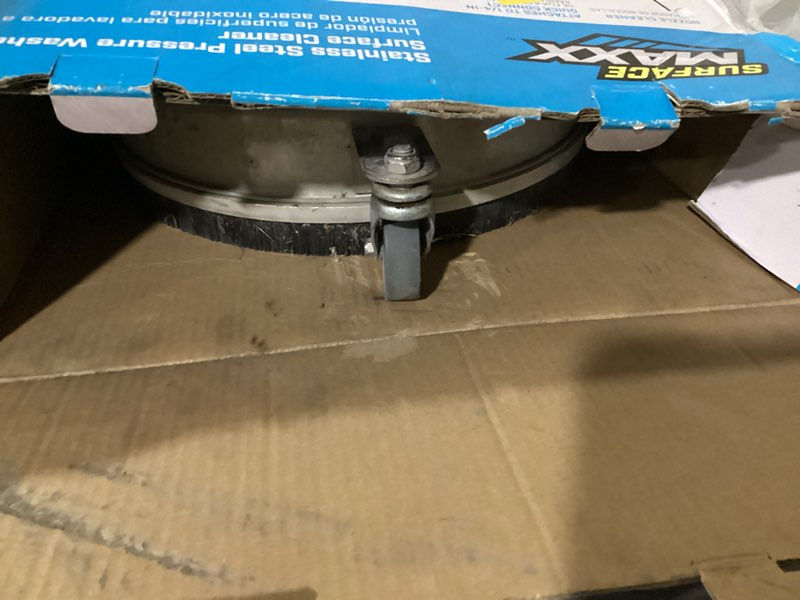 Condition photo showing As Is for surfacemaxx 14.5-in up to 4500 psi rotating surface cleaner for gas pressure washers