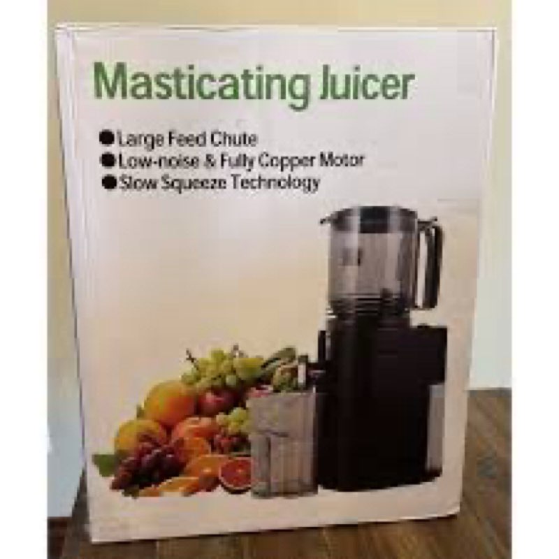 Aeitto Mega4 Masticating Juicer Machines, 4.9' Large Feed Chute, Whole Fruits/Vegetables, High Juice Yield