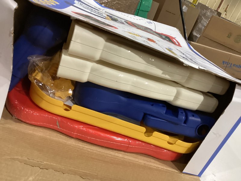 Condition photo showing New/Like New for Kids Easel for Toddlers Age 2-4 Art Magnetic White Board & Chalkboard Double Side Adjustable Stand Drawing Writing Learning Educational Toy for 2 3 4 Year Boys Girl Birthday Gifts Blue