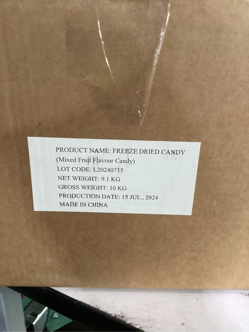 Condition photo showing New/Like New for freeze dried candy (product info unknown)