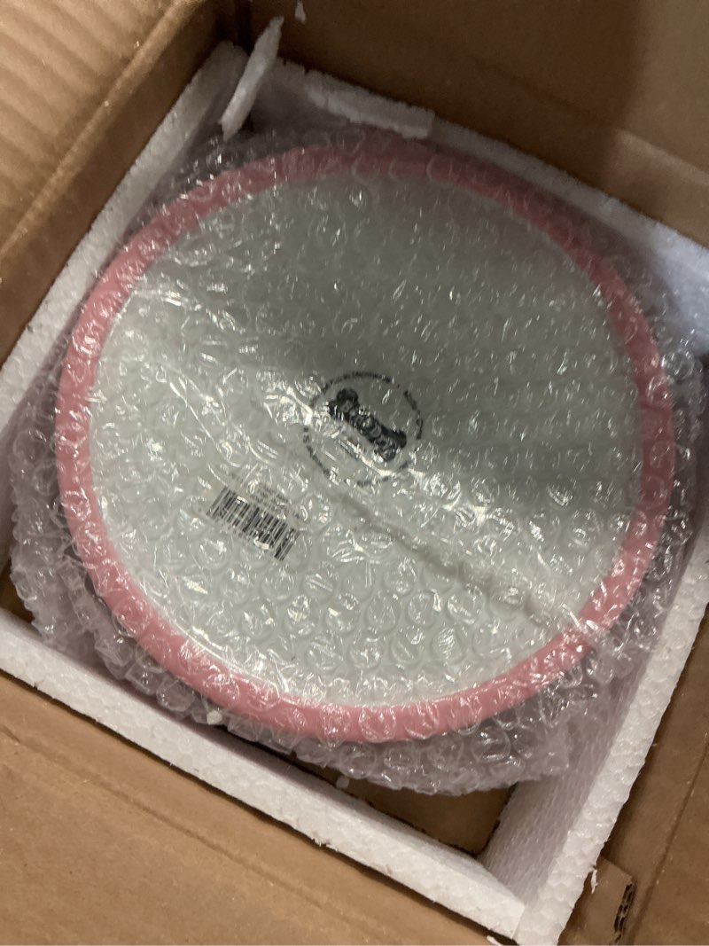 Condition photo showing Good Condition for bone dry ceramic marble non-slip pet bowls, dishwasher safe, large set, 7.5x2.4, pink, 2 count large set, 7.5x2.4" pink