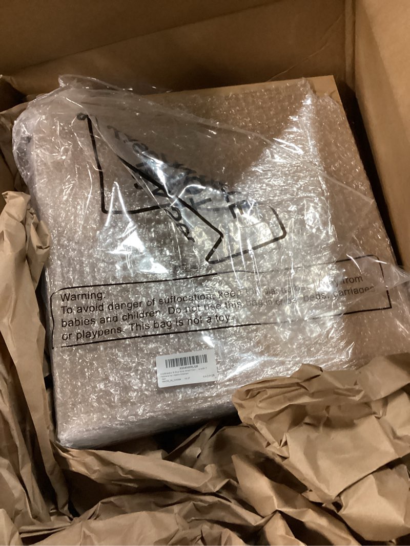 Condition photo showing Good Condition for 4 Pcs Wire Shelf Cover Adjustable PVC Wood Wire Rack Covers for Pantry Faux Wooden Shelf Liners 12x14 Inch Moisture Proof Removable Closet Shelves with 7 Holders for Home Kitchen