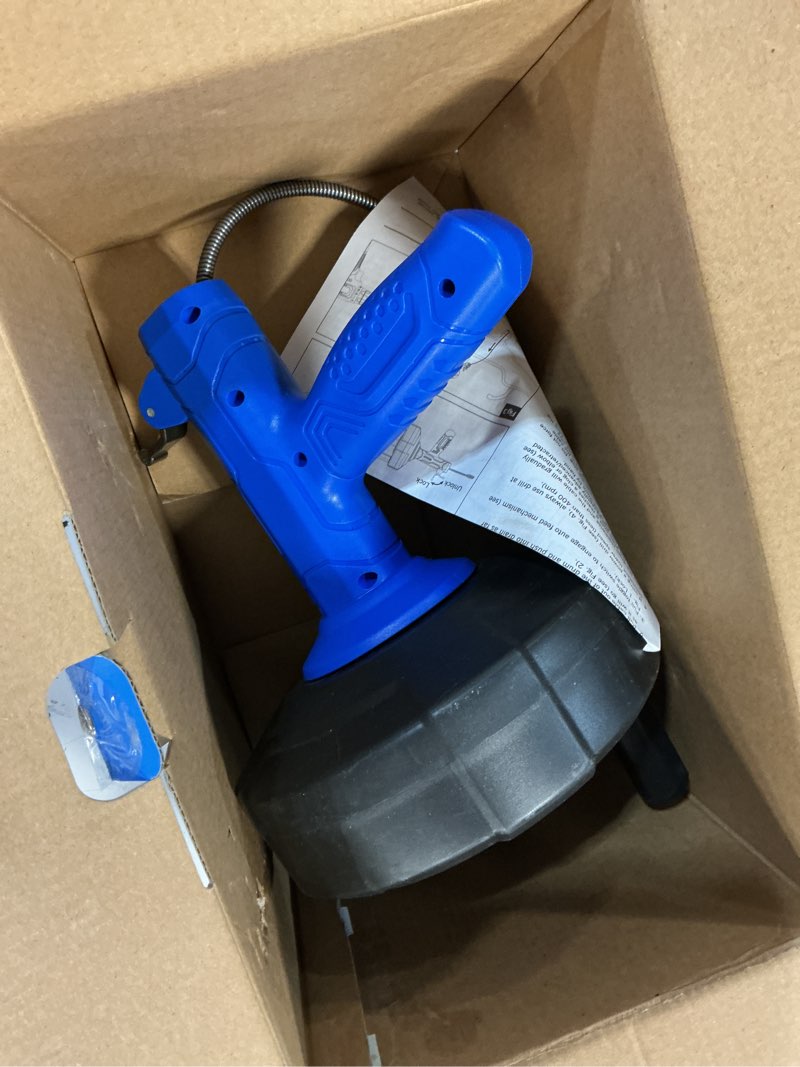 Condition photo showing Good Condition for kobalt 1/4-in x 25-ft high carbon wire hand auger for drain