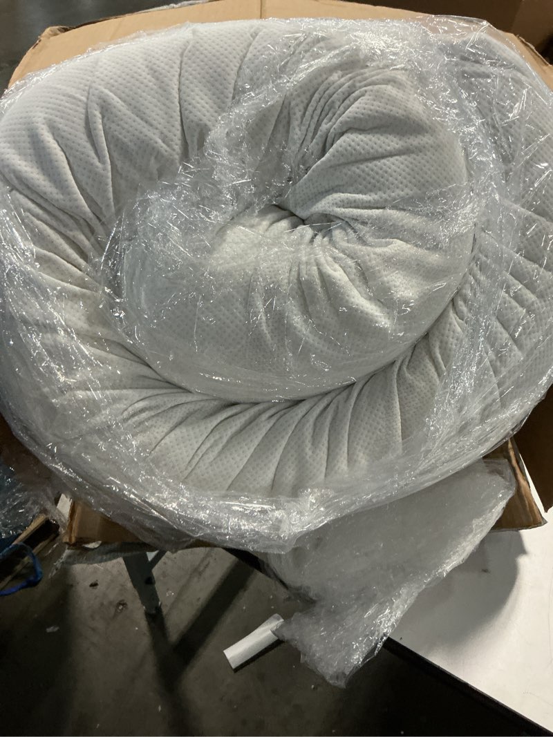 Condition photo showing As Is for tempur-adapt (supreme) 3" memory foam mattress topper, queen,white queen 3"