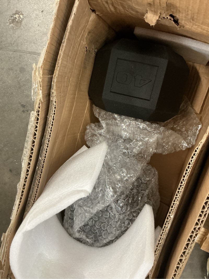 Condition photo showing Good Condition for CAP Barbell Coated Hex Dumbbell Weight - Single | 10-120 lbs | Multiple Options Comfort Grip 40 lb