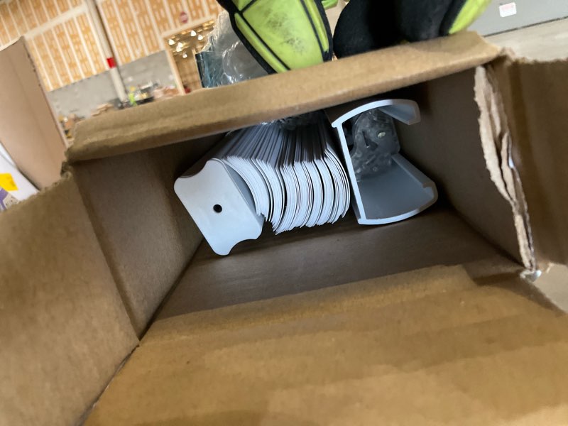 Condition photo showing Good Condition for project source 1-in slat width 45-in x 64-in cordless white vinyl light filtering mini