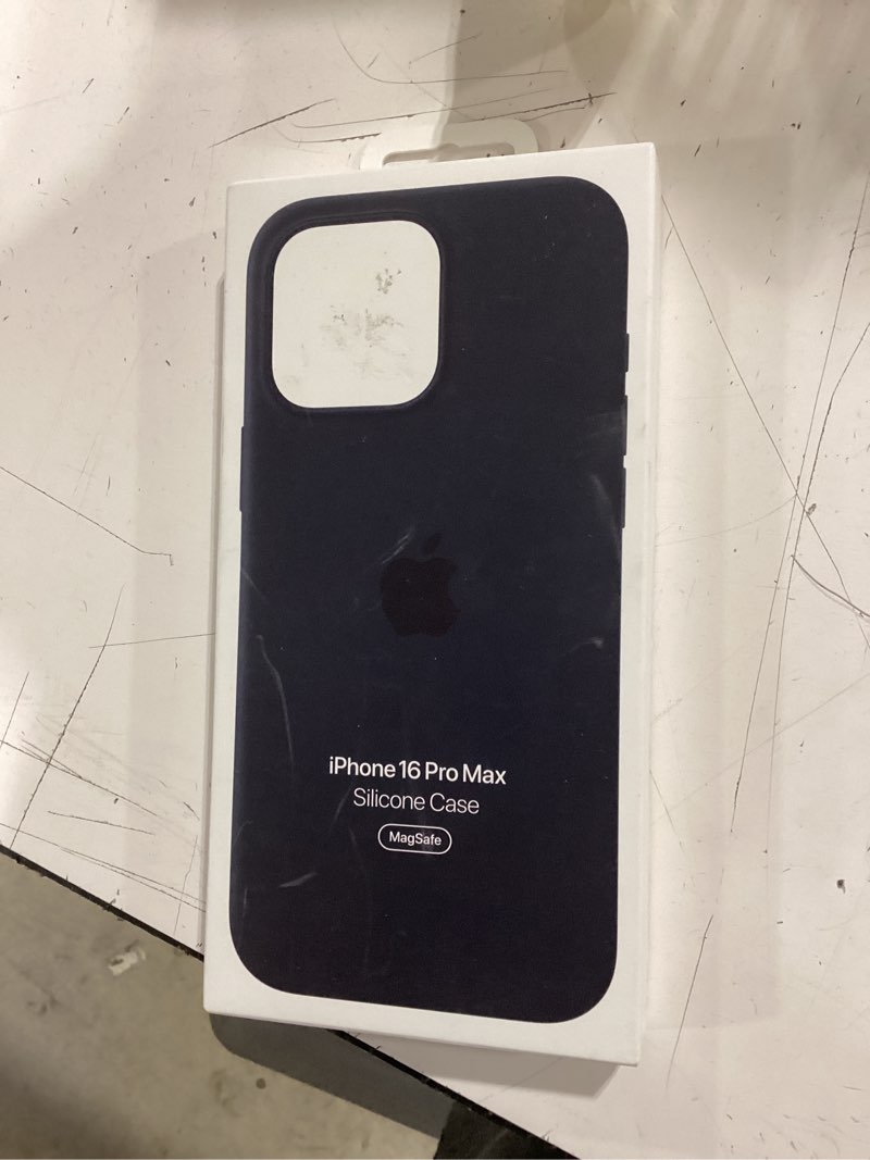 Condition photo showing New/Like New for apple iphone 16 pro max silicone case with magsafe - black