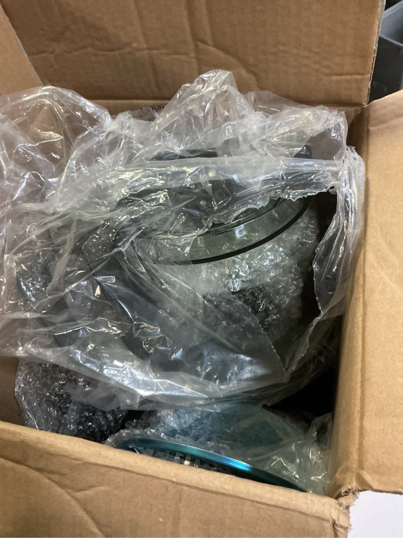 Condition photo showing Good Condition for 12 Cup Food Processor & Vegetable Chopper,French-Fry-Cutter, Stepless Speed,Digital Timer,Large Feed Chute,Ice Creshing,Chopping, Shredding, Slicing and Doughing,600W for Home Use,Black