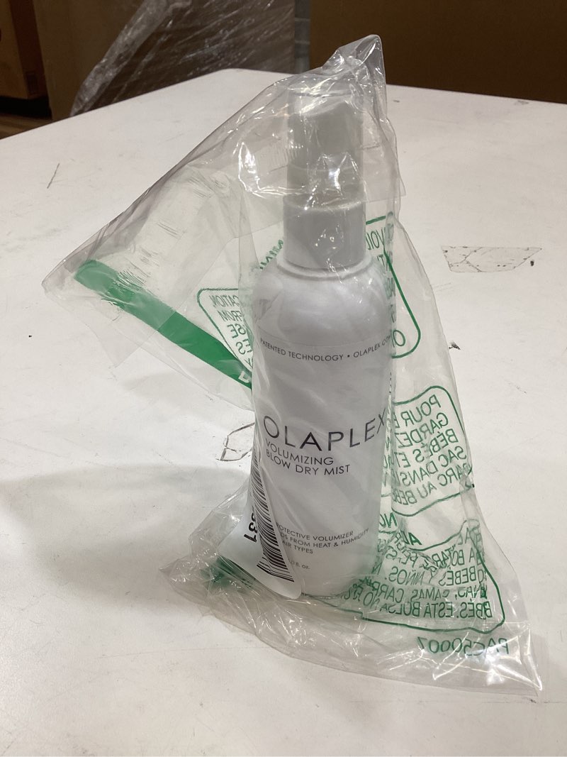 Condition photo showing New/Like New for olaplex volumizing blow dry mist: weightless volume, body & bounce | 450ºf/232ºc heat protection | for coily, curly, straight, and wavy, 150 ml / 5.0 fl oz