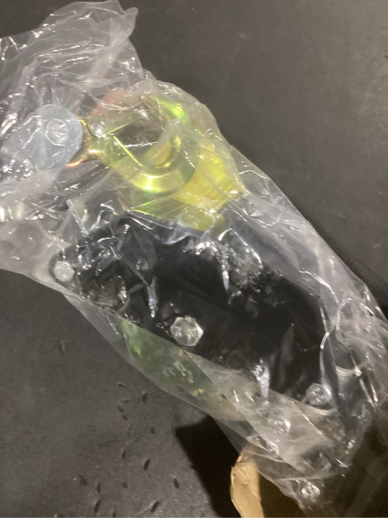 Condition photo showing New/Like New for 2 ton heavy duty 2 hook steel cable dual gear power puller come along chain winch ratchet tool & 2” x 36” tie down strap with d rings(3333 lbs)