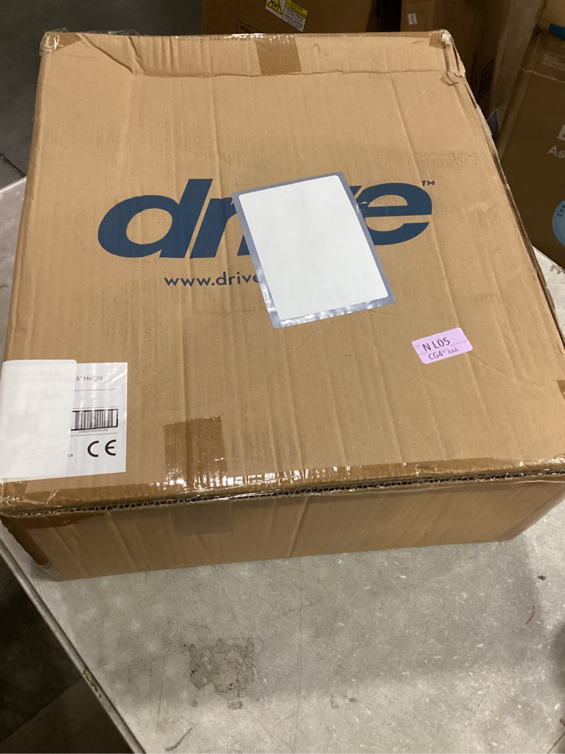 Condition photo showing New/Like New for bath safetyraised toilet seat product description: elev.toilet seat w/ remarms,rtl,1 ea