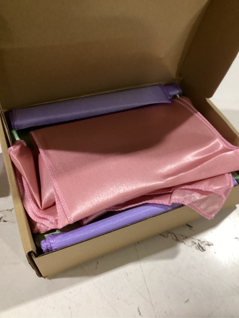 Condition photo showing Good Condition for tegeme 10 pcs 10 pcs chair sashes bows satins soft chair ribbon sashes wedding aisle church bows decor for wedding banquet party easter garden events decoration (pastel,7" x 108") 5 colors 7" x 108" 10