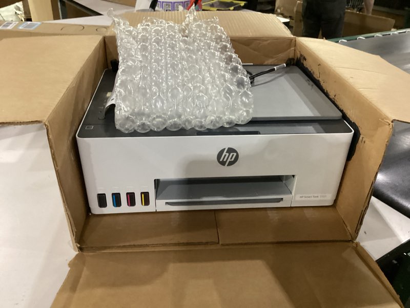 Condition photo showing As Is for not tested ****hp smart tank 5101 wireless all-in-one refillable printer, scanner, copier with 2 years of ink included, wireless printer-for-home use an ecotank alternative (1f3y0a)