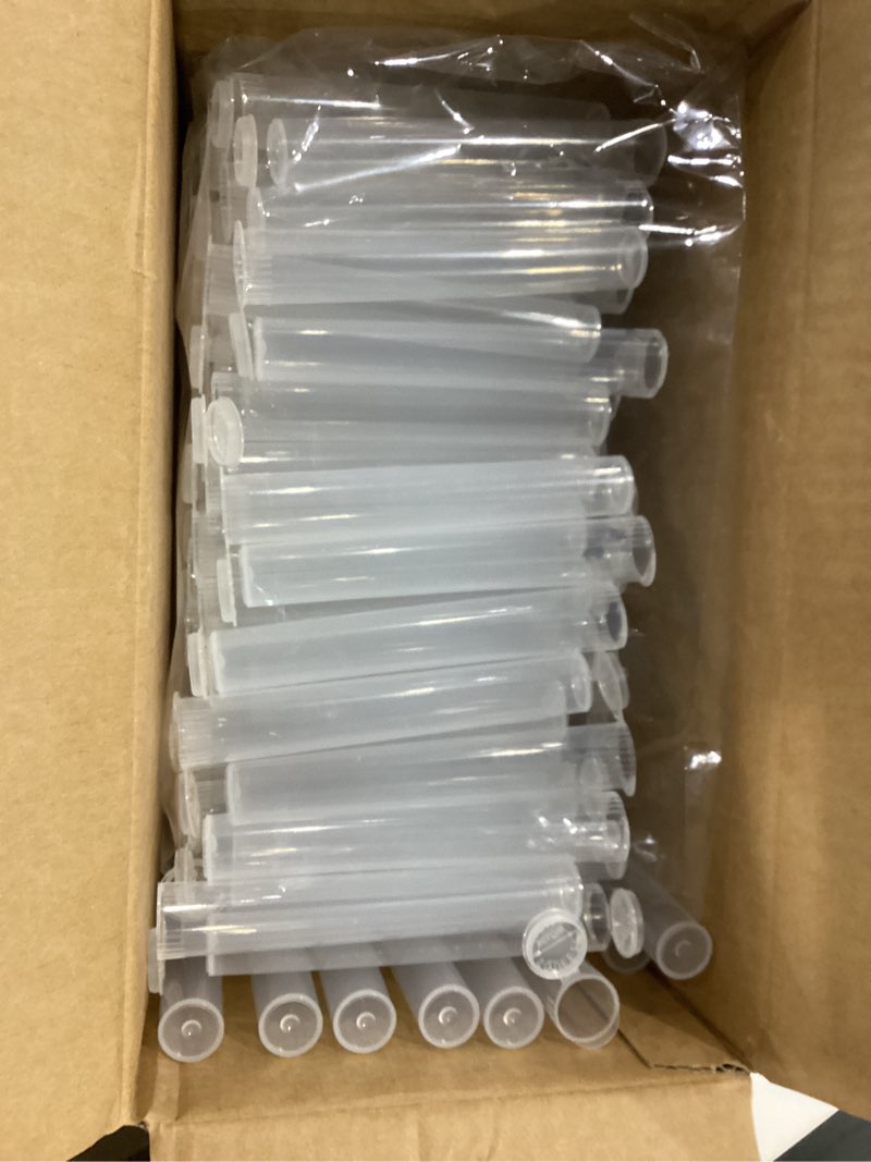 Lemecima Clear 116 mm Plastic Tube Container with Lids Bulk Waterproof Sealing Container with Lids(1