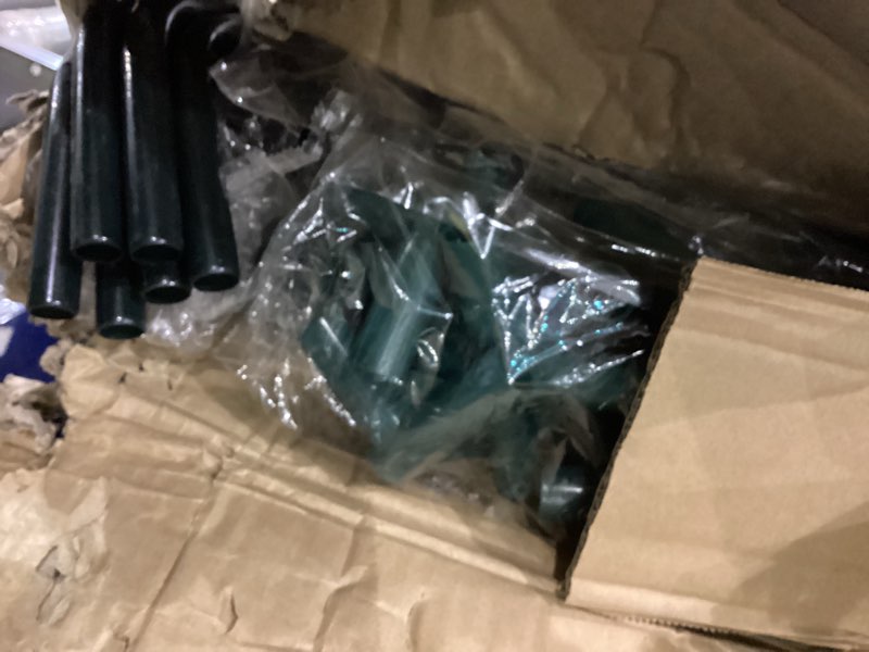 Condition photo showing New/Like New for Greenhouse - Walk in Greenhouse with 8 Sturdy Shelves and PVC Cover for Indoor or Outdoor Use - 56 x 56 x 76-Inch Green House by Home-Complete 8-Shelf