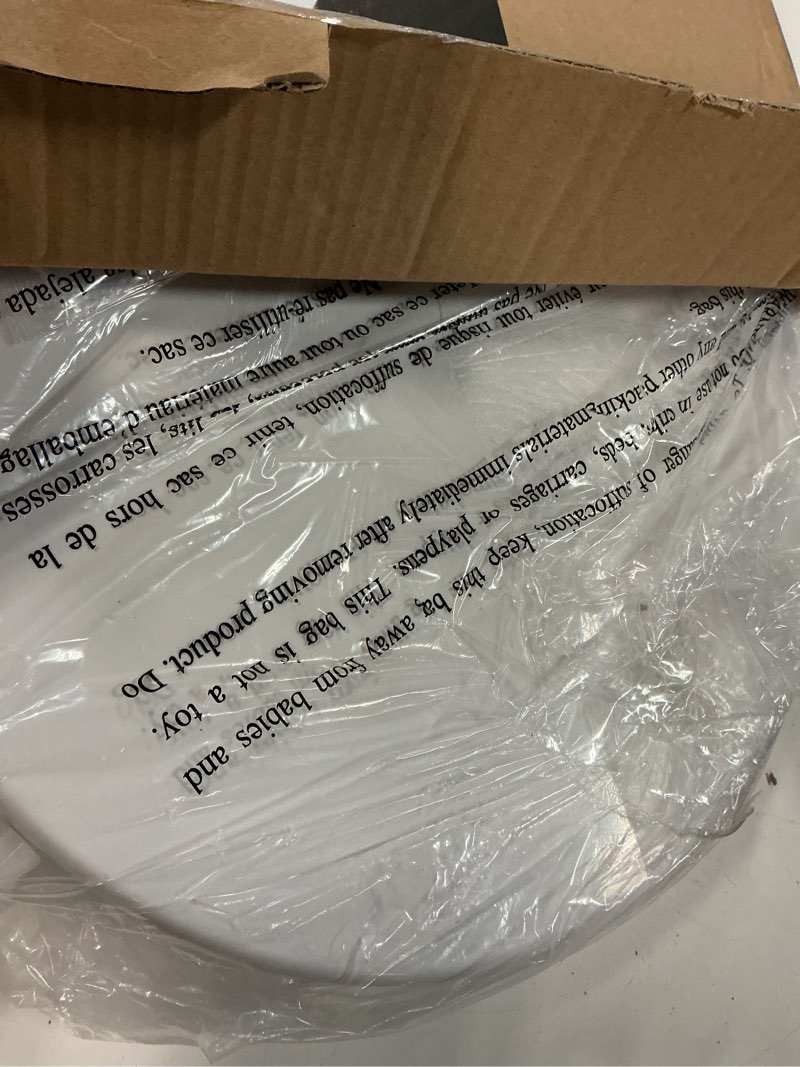 Condition photo showing Good Condition for delta faucet morgan round front slow-close white toilet seat with non-slip seat bumpers, white 801903-wh