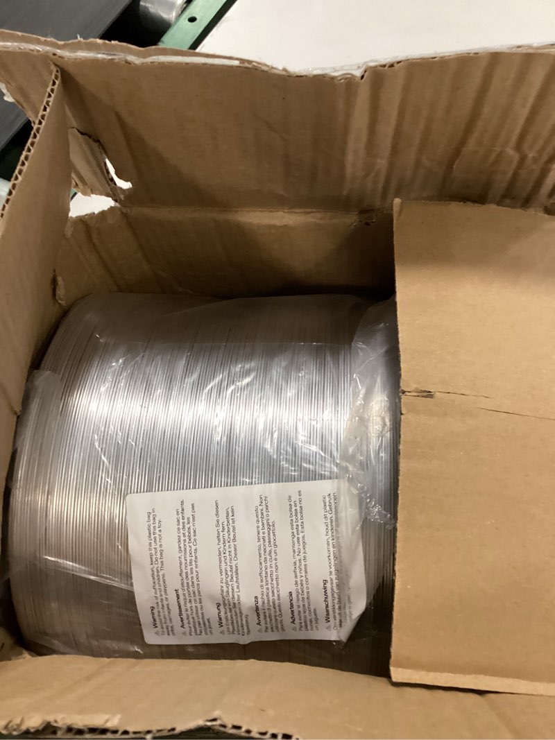 Condition photo showing New/Like New for VIVOSUN 25 Feet 8 Inch Flex Air Aluminum Duct for Ventilation Ducting with 2pcs 8 Inch Stainless Steel Clamps, Long Heavy-Duty Multi-Layer Dryer Hose Vent Kit, Duct Fan Systems 8" x 25FT Silver