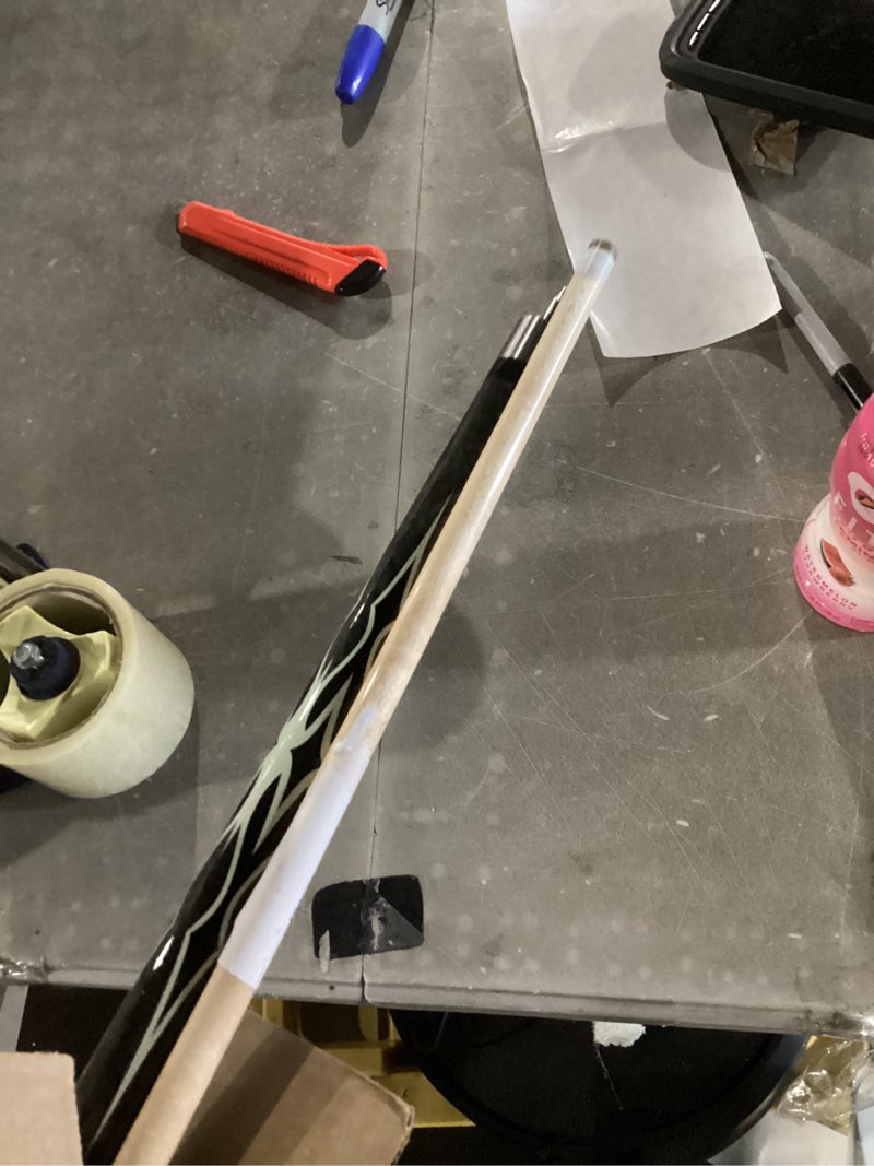 Condition photo showing Good Condition for gse games & sports expert 58" 2-piece canadian maple hardwood billiard pool cue sticks for men/women, house or commercial/bar use (several colors, weight 18oz, 19oz, 20oz, 21oz available) grey 19oz